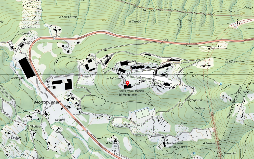 Aller sur geo.admin.ch pour une carte interactive